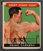 1933 Goudey Sport Kings #43 Primo Carnera Boxing - Front
