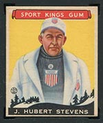 1933 Goudey Sport Kings #47 J.H. Stevens Bobsled Racing - Front