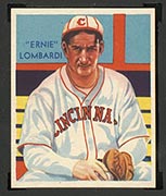 1934-1936 R327 Diamond Stars #105 Ernie Lombardi (1936) Cincinnati Reds - Front
