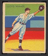 1934-1936 R327 Diamond Stars #16 Lloyd Waner (1936) Pittsburgh Pirates - Front
