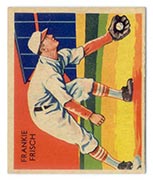 1934-1936 R327 Diamond Stars #17 Frankie Frisch (1934) St. Louis Cardinals - Front