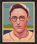 1934-1936 R327 Diamond Stars #18 “Chick” Hafey (1935) Cincinnati Reds - Front