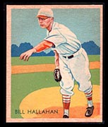 1934-1936 R327 Diamond Stars #23 Bill Hallahan (1935) St. Louis Cardinals - Front