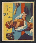 1934-1936 R327 Diamond Stars #28 Al Lopez (1935) Brooklyn Dodgers - Front