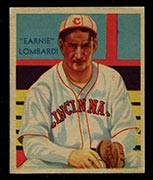 1934-1936 R327 Diamond Stars #36 Earnie (Ernie) Lombardi (1935) Cincinnati Reds - Front