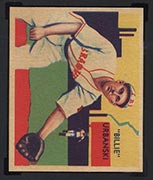 1934-1936 R327 Diamond Stars #37 Billie Urbanski (1935) Boston Braves - Front