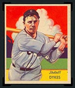 1934-1936 R327 Diamond Stars #42 Jimmy Dykes (1935) Chicago White Sox - Front