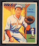 1934-1936 R327 Diamond Stars #48 Rick Ferrell (1935) Boston Red Sox - Front
