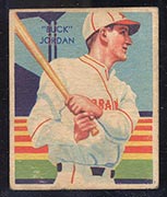 1934-1936 R327 Diamond Stars #49 “Buck” Jordan (1935) Boston Braves - Front