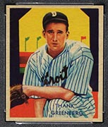 1934-1936 R327 Diamond Stars #54 Hank Greenberg (1935) Detroit Tigers - Front