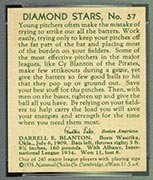 1934-1936 R327 Diamond Stars #57 Cy Blanton (1935) Pittsburgh Pirates - Back