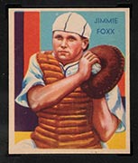 1934-1936 R327 Diamond Stars #64 Jimmie Foxx (1935) Philadelphia Athletics - Front