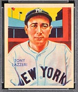 1934-1936 R327 Diamond Stars #74 Tony Lazzeri (1936) New York Yankees - Front