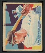 1934-1936 R327 Diamond Stars #77 Charlie Gehringer (1936) Detroit Tigers - Front