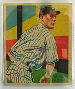 1934-1936 R327 Diamond Stars #79 Willis Hudlin (1936) Cleveland Indians - Front