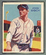 1934-1936 R327 Diamond Stars #82 John Babich (1936) Brooklyn Dodgers - Front