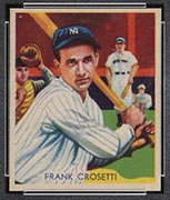 1934-1936 R327 Diamond Stars #86 Frank Crosetti (1936) New York Yankees - Front
