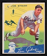 1934 Goudey #46 Joe Stripp Brooklyn Dodgers - Front