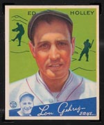 1934 Goudey #55 Ed Holley Philadelphia Phillies - Front