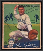 1934 Goudey #58 Earl Grace Pittsburgh Pirates - Front