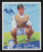 1934 Goudey #65 Cliff Bolton Washington Senators - Front