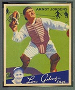 1934 Goudey #72 Arndt Jorgens New York Yankees - Front