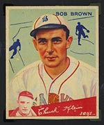 1934 Goudey #81 Bob Brown Boston Braves - Front