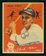1934 Goudey #89 Linus Frey Brooklyn Dodgers - Front