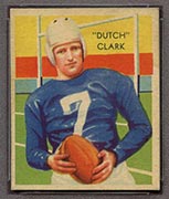 1935 National Chicle #1 “Dutch” Clark Philadelphia Eagles - Front