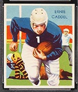 1935 National Chicle #30 Ernie Caddel Detroit Lions - Front