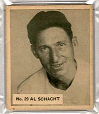 1936 V355 World Wide Gum #29 Al Schacht Boston Red Sox - Front