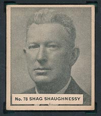 1936 V355 World Wide Gum #78 Shag Shaughnessy President of International League - Front
