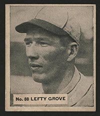 1936 V355 World Wide Gum #88 “Lefty” Grove Boston Red Sox - Front