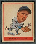 1938 Goudey #248 Dick Bartell New York Giants - Front