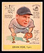 1938 Goudey #266 Ervin Fox Detroit Tigers - Front