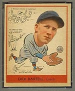 1938 Goudey #272 Dick Bartell New York Giants - Front