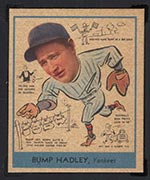 1938 Goudey #275 “Bump” Hadley New York Yankees - Front
