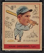 1938 Goudey #277 Hank Greenberg Detroit Tigers - Front