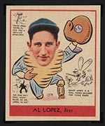 1938 Goudey #281 Al Lopez Boston Bees - Front