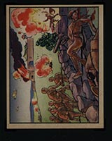 1938 Gum Inc Horrors of War #199 Japanese Are Blasted at Yihsien - Front