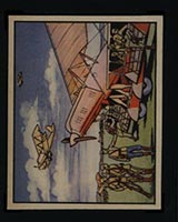1938 Gum Inc Horrors of War #242 New Soviet Planes Conceal Troops In Wings - Front