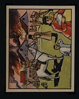 1938 Gum Inc Horrors of War #244 Russians Burn Villages in Manchukuo - Front