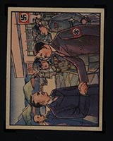 1938 Gum Inc Horrors of War #286 Chamberlain Meets Hitler in Peace Effort - Front