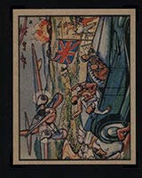 1938 Gum Inc Horrors of War #29 Tokio Airman Attacks British Envoy - Front