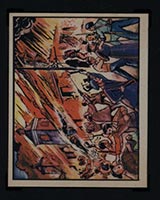 1938 Gum Inc Horrors of War #42 Mob Burns a Madrid Cathedral - Front