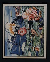 1938 Gum Inc Horrors of War #43 A Loyalist Submarine Goes to a Watery Grave - Front