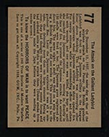 1938 Gum Inc Horrors of War #77 The Attack on the Gallant Ladybird - Back