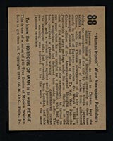 1938 Gum Inc Horrors of War #88 “Human Hands” Warn Newspaper Publishers - Back