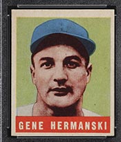 1948-1949 Leaf #102 Gene Hermanski Brooklyn Dodgers - Front