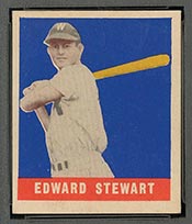 1948-1949 Leaf #104 Edward Stewart Washington Senators - Front